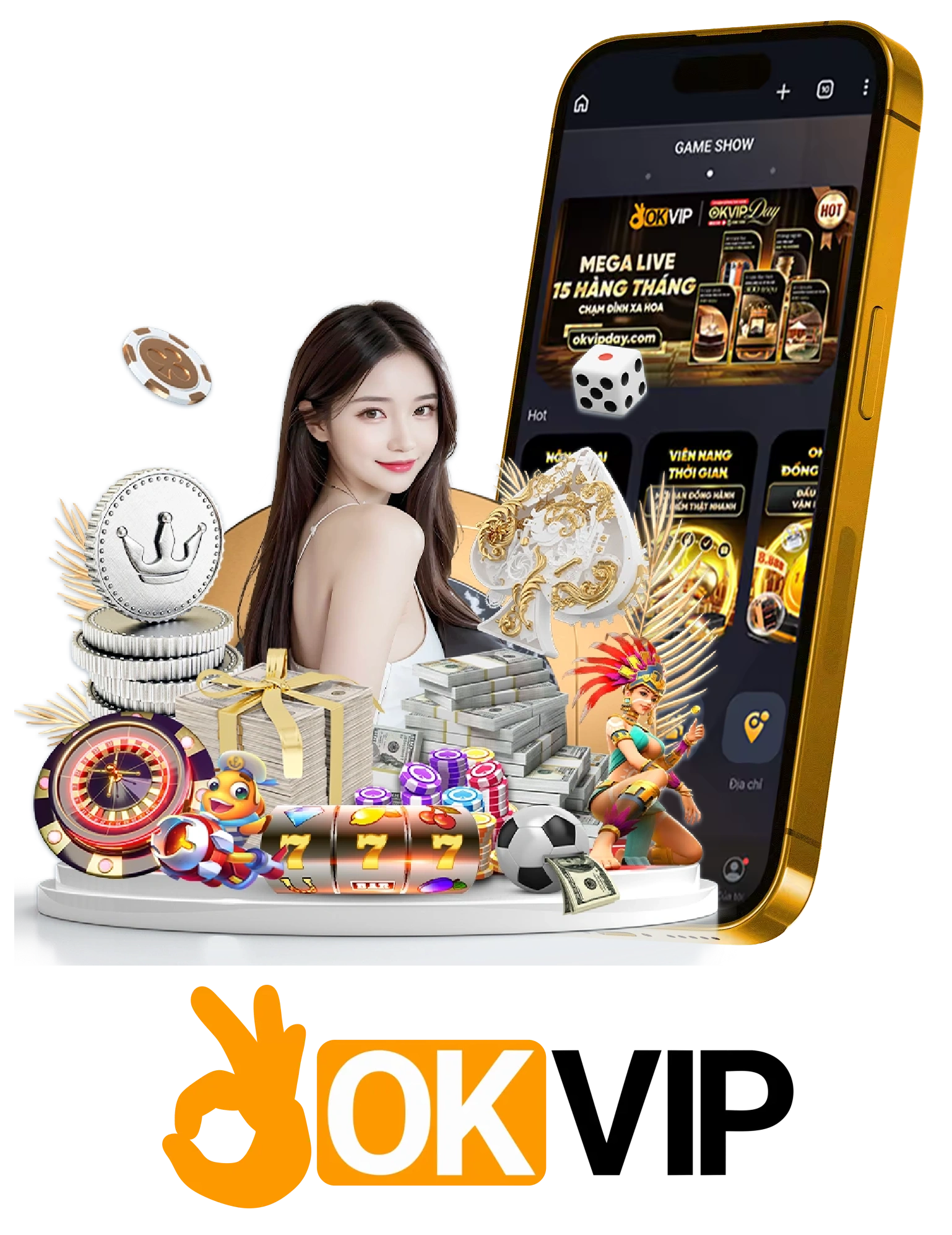 Cổng truy cập di động OKVIP